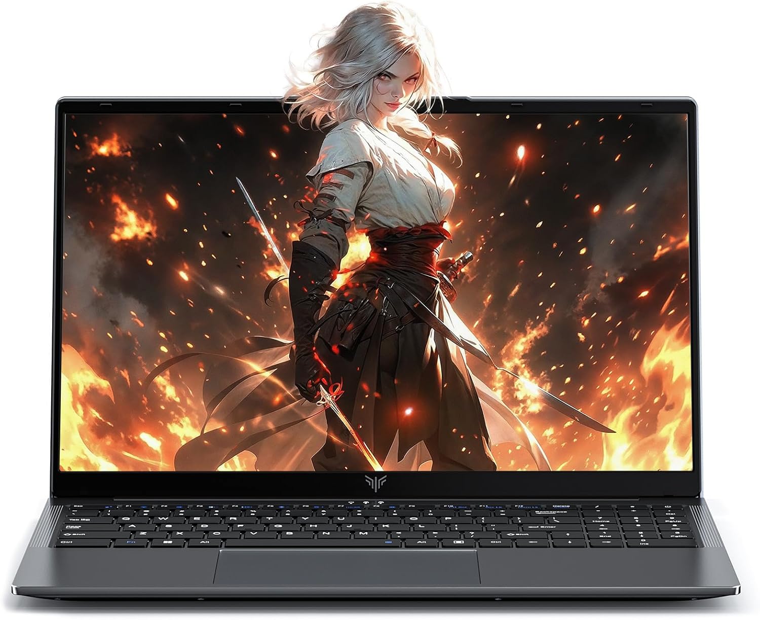 KAIGERR Gaming Laptop, Laptops with Intel Twin Lake N150(Up to 3.6GHz), 16GB DDR4 512GB NVMe SSD Expandable, 15.6inch Windοws 11 Laptop, Type_C, Webcam Cover Slide, for Students Business Off