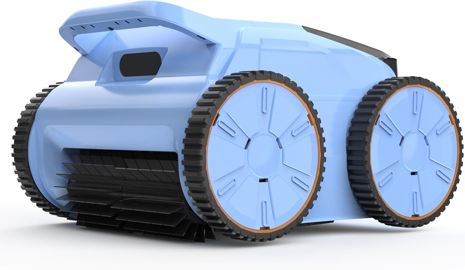 SAT20 Cordless Robotic Pool Cleaner 180 Mins Runtime Auto Vacuum Up to 2000 Sq.ft for Above Ground Pools IPX8 Waterproof LED Indicator Cleans Floor & Wall Not for Sharp Steps or Raised Drain